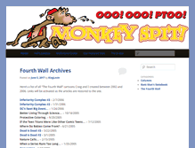 Tablet Screenshot of monkeyspit.net